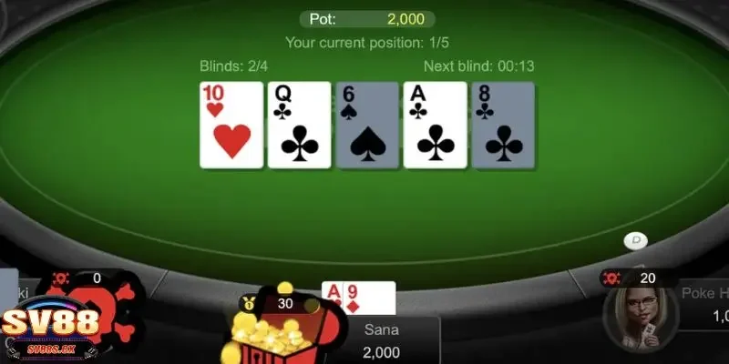 bài Mega Poker SV88 Luật chơi bài Mega Poker SV88 chi tiết