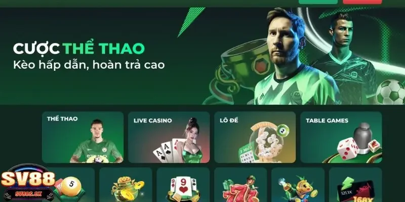 thể thao SV88 Tổng hợp những bộ môn đặc sắc tại thể thao SV88