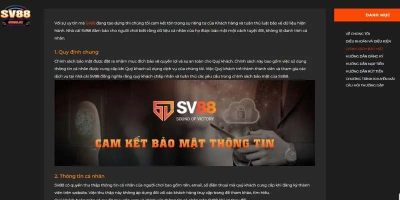 SV88 17 Bảo Mật Và Giấy Phép Hoạt Động Của SV88